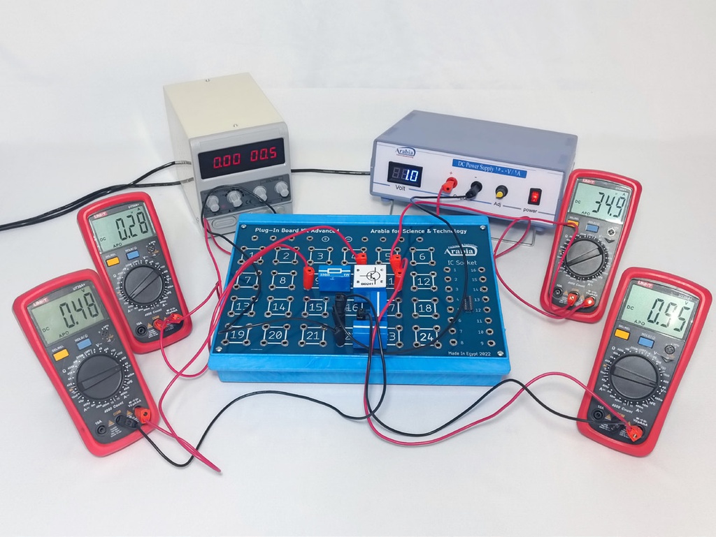 Characteristics Curve of NPN Transistor Experiment العربية للعلوم